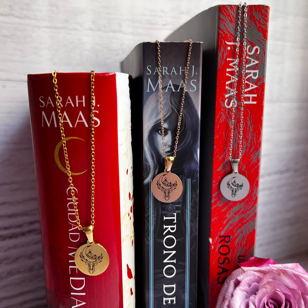 Collar Sarah J Maas (Acotar, Trono de Cristal y Ciudad Medialuna)