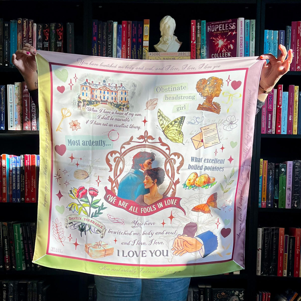 Pañuelo Orgullo y Prejuicio - Solsticio Literario